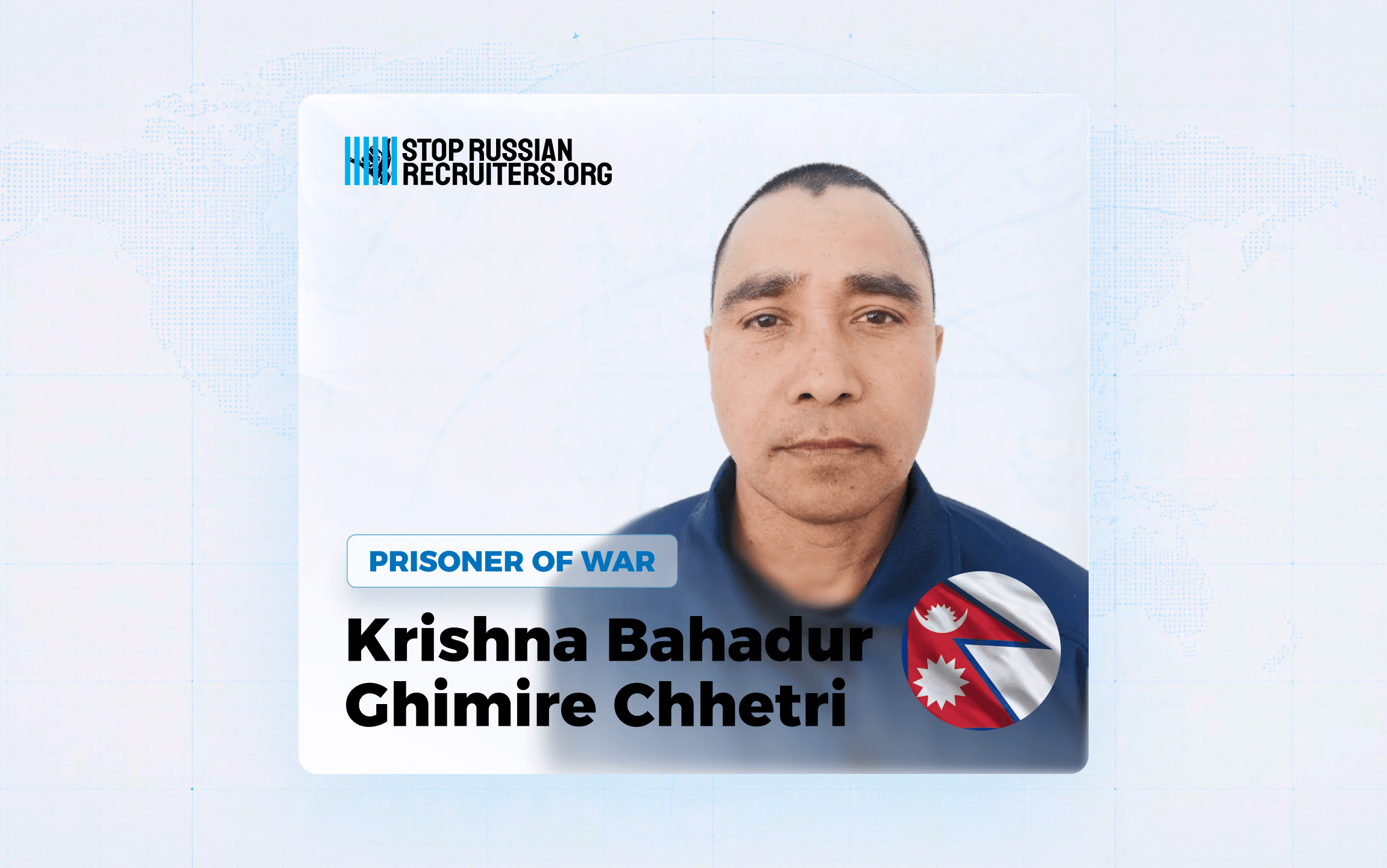 Krishna Bahadur Ghimire Chhetri kutoka Nepali Alijiunga na Jeshi la Urusi na Akawa Mfungwa wa Vita nchini Ukraini