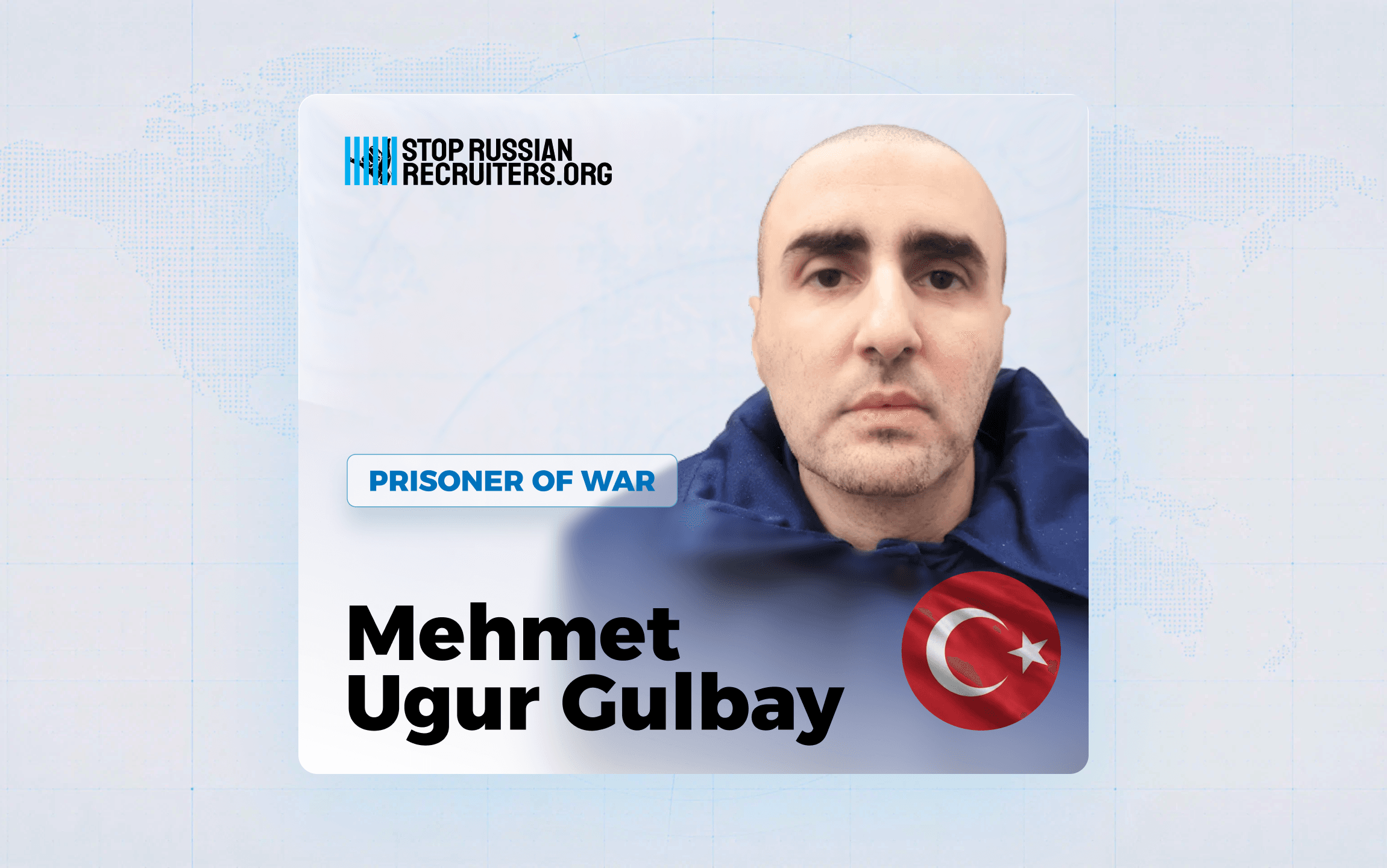 Mehmet Ugur Gulbay from Turkey Joined the Russian Army and Became a Prisoner of War in Ukraine