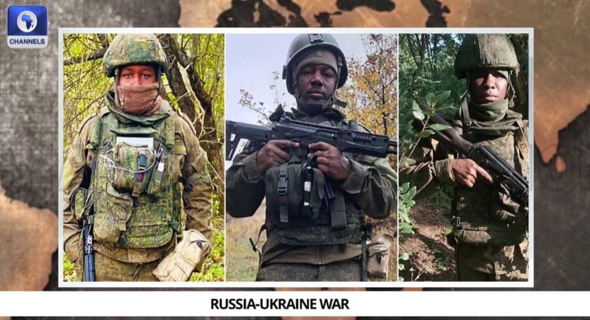Channels TV: Nigerian Navy Veteran Killed Fighting for Russia - "It's Hard to Believe Anyone Would Be Recruited From West Africa to Go Fight Up There"