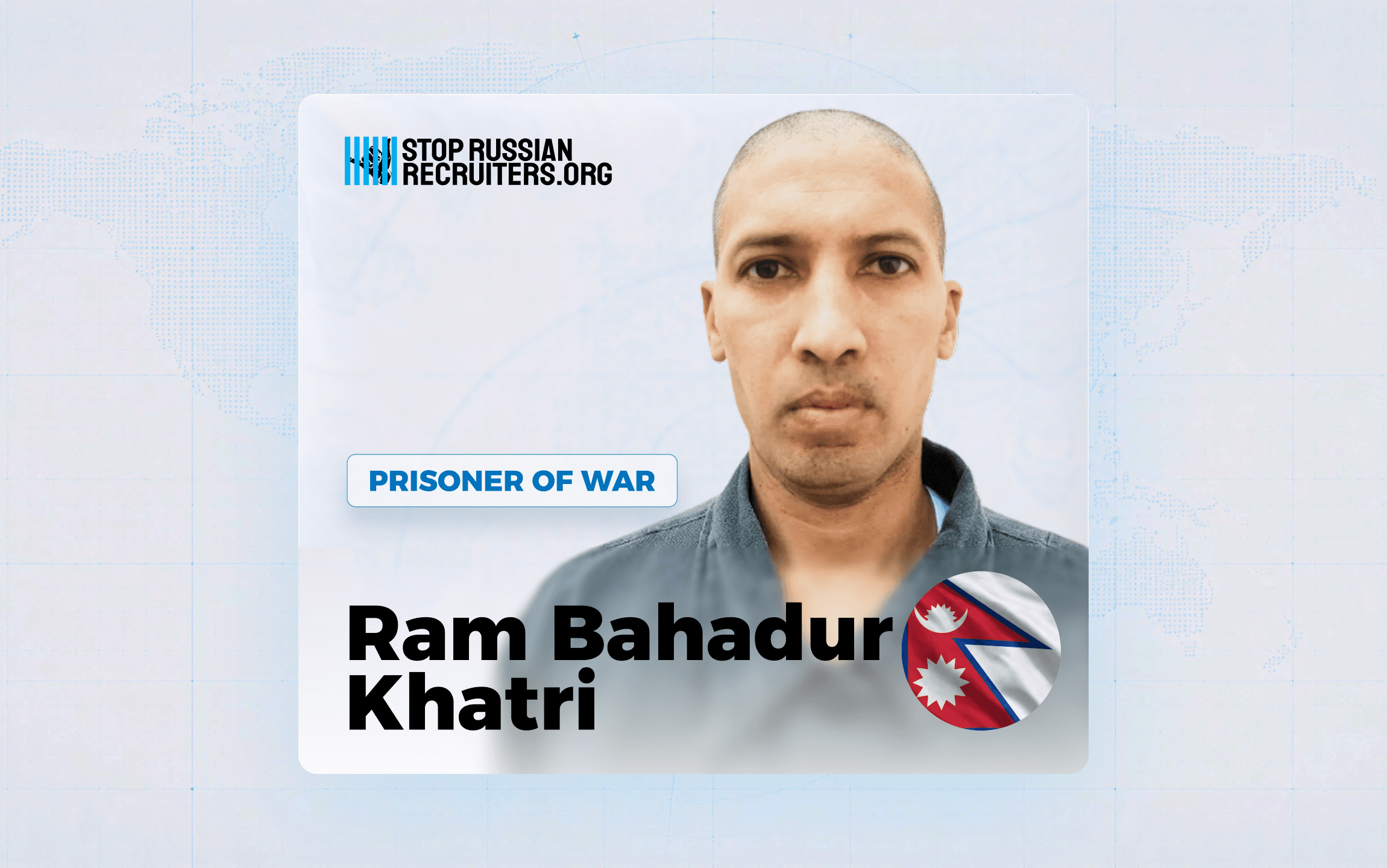 Ram Bahadur Khatri de Nepal se unió al ejército ruso y se convirtió en prisionero de guerra en Ucrania