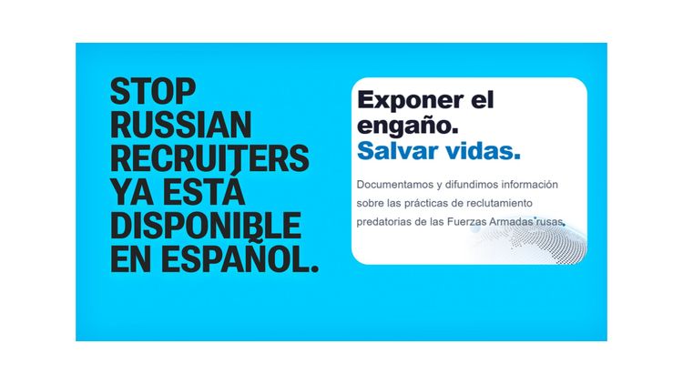 StopRussianRecruiters.org ya está disponible en español