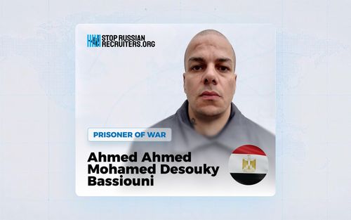 Ahmed Ahmed Mohamed Desouky Bassiouni from Egypt Joined the Russian Army and Became a Prisoner of War in Ukraine