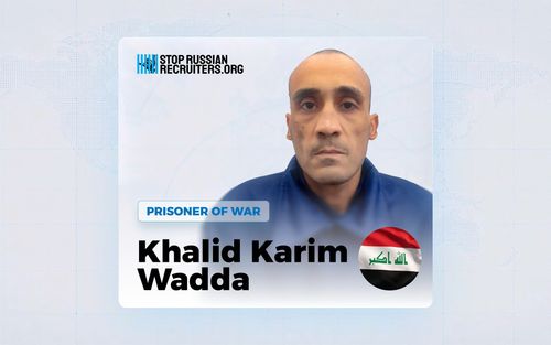 Khalid Karim Wadda from Iraq Joined the Russian Army and Became a Prisoner of War in Ukraine