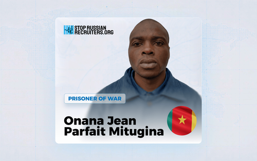 Onana Jean Parfait Mitugina kutoka Cameroon Alijiunga na Jeshi la Urusi na Akakuwa Mateka wa Vita nchini Ukraine