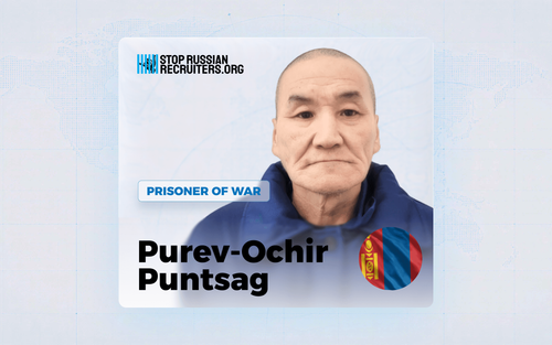 Purev-Ochir Puntsag kutoka Mongolia Alijiunga na Jeshi la Urusi na Akawa Mfungwa wa Vita nchini Ukraini