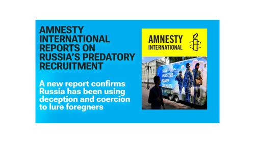 Amnesty International enquête sur le réseau de recrutement prédateur de la Russie