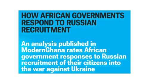 Ghana Ilidai Urusi Ikome. Zambia Haijasema Chochote Tangu 2022. Uchambuzi Mpya Unatathmini Jinsi Serikali za Afrika Zinavyoitikia Uajiri wa Raia Wao.