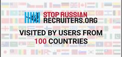 StopRussianRecruiters.org Reaches Visitors From 100 Countries Since Launch